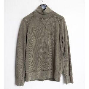 Todd Snyder x Champion Turtleneck Olive Green Sweatshirt | X-large